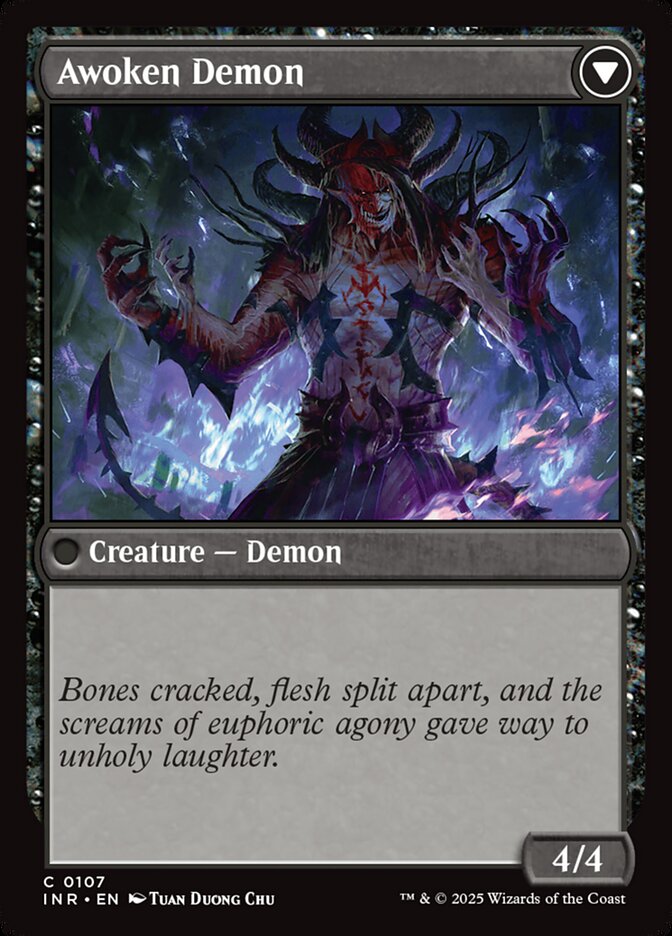 Back face of Awoken Demon
