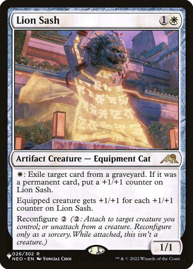 Lion Sash (plst NEO-26)