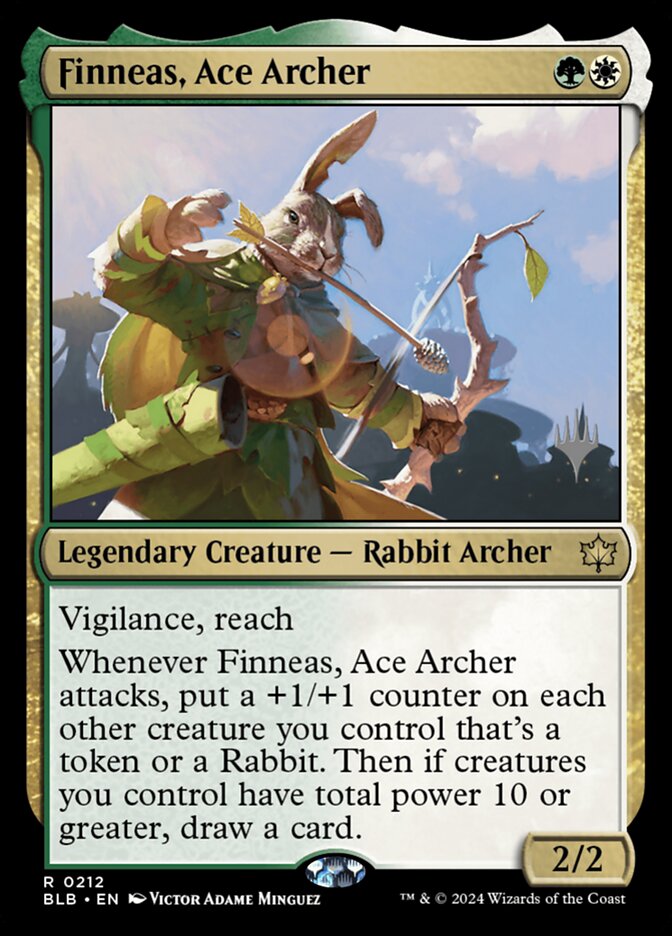 Finneas, Ace Archer (Promo Pack: Bloomburrow) Near Mint Foil