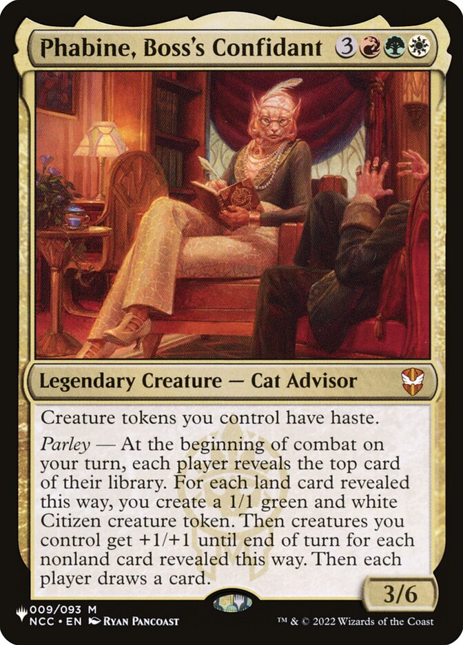Phabine, Boss's Confidant (plst NCC-9)