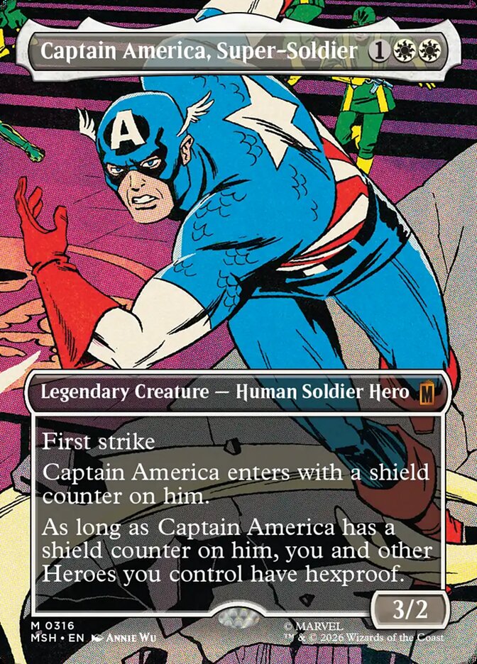 Captain America, Super-Soldier (msh 316)