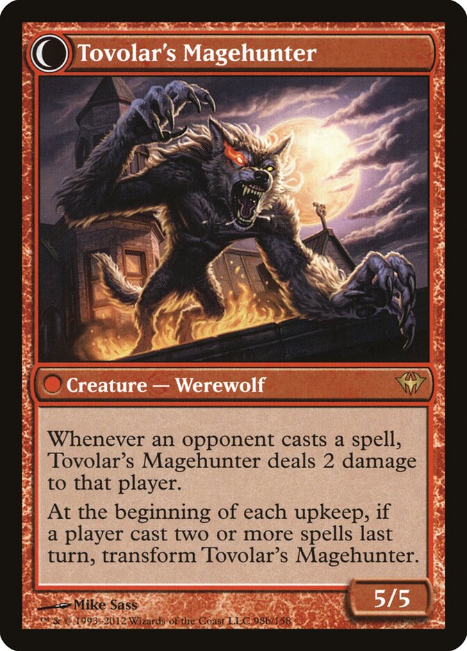 Back face of Tovolar's Magehunter