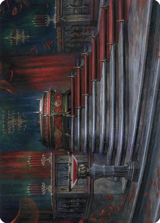 Edgar Markov's Coffin Art Card (Art Series: Innistrad: Crimson Vow) Near Mint