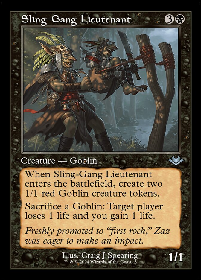 Sling-Gang Lieutenant (h2r 8)