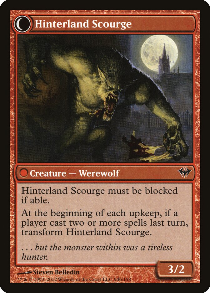 Back face of Hinterland Scourge