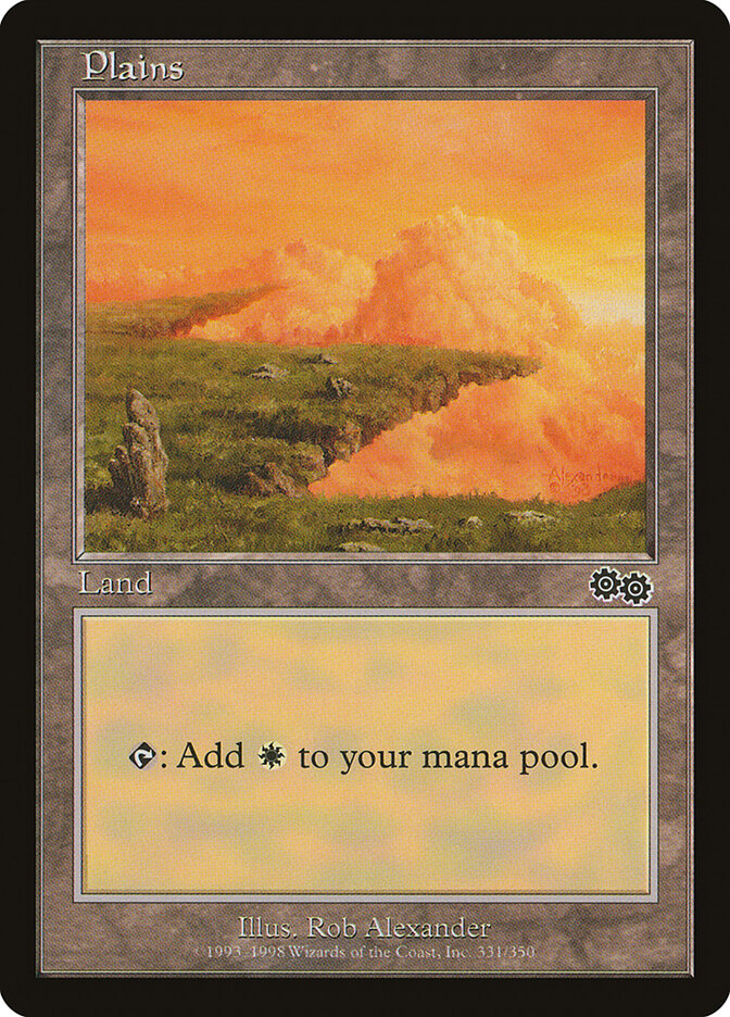 Plains (331) (Urza's Saga) Near Mint