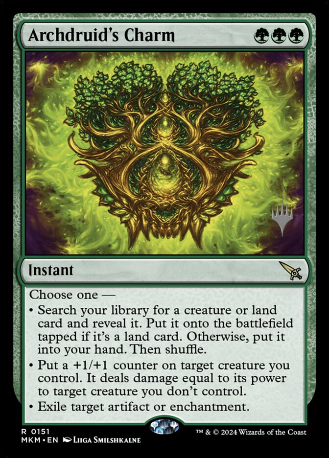 Archdruid's Charm (pmkm 151p)