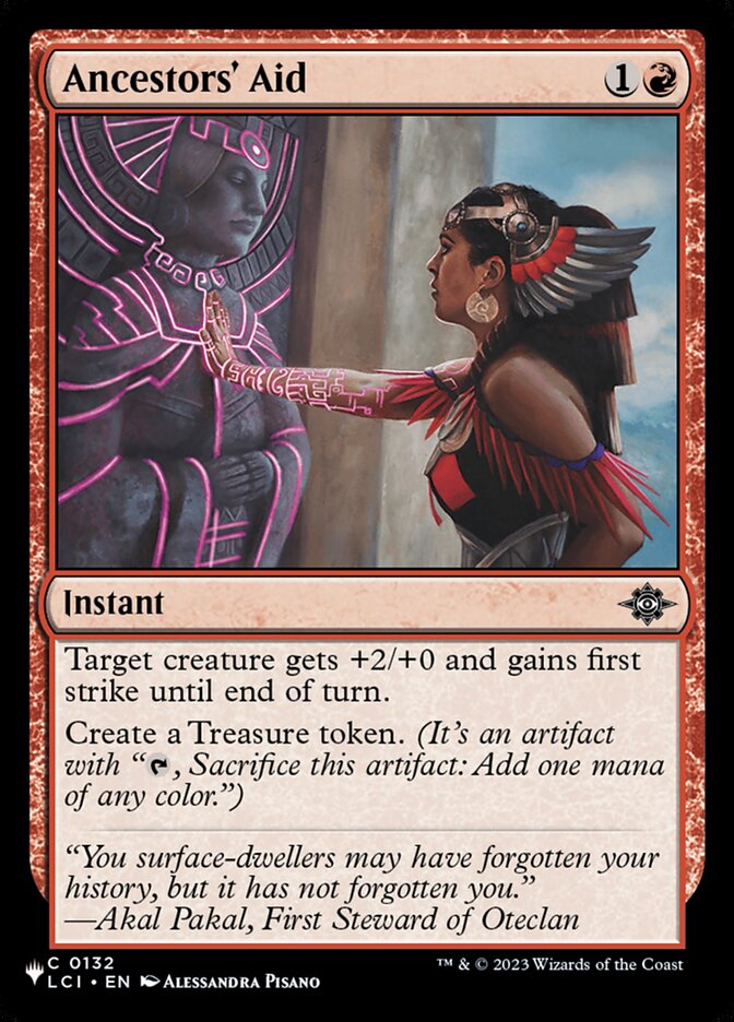 Ancestors' Aid (The List) Light Play