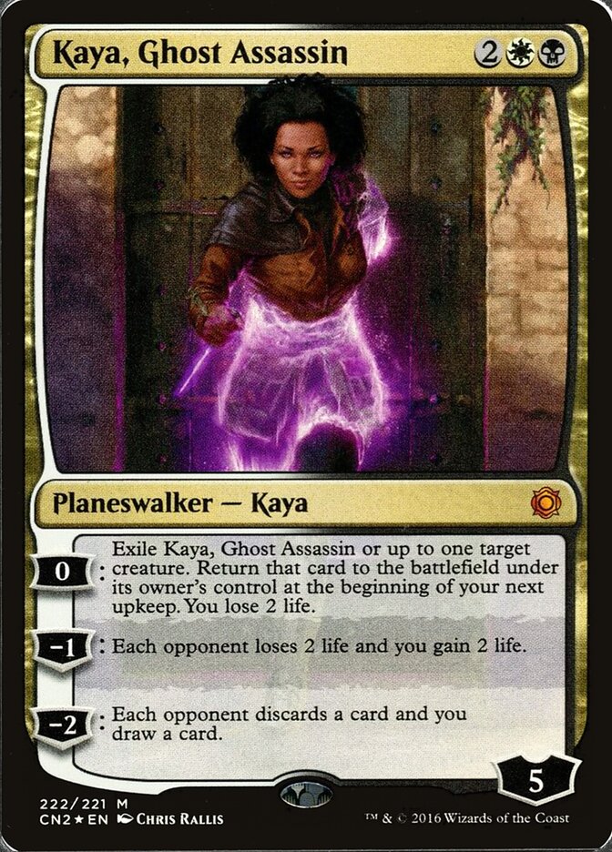 Kaya, Ghost Assassin (Alternate Art Foil) (Conspiracy: Take the Crown) Near Mint Foil