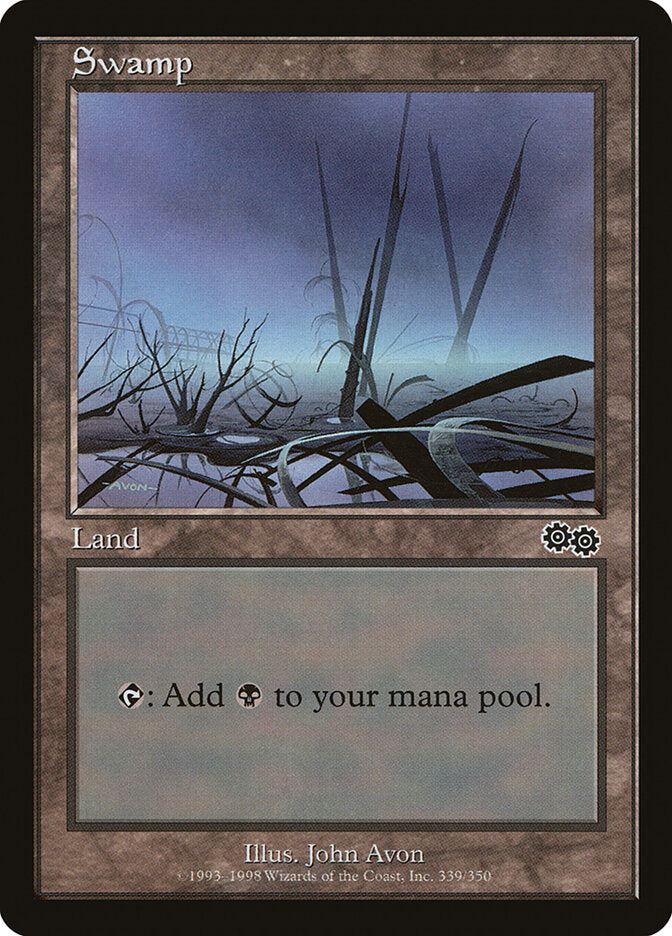 Swamp (339) (Urza's Saga) Near Mint