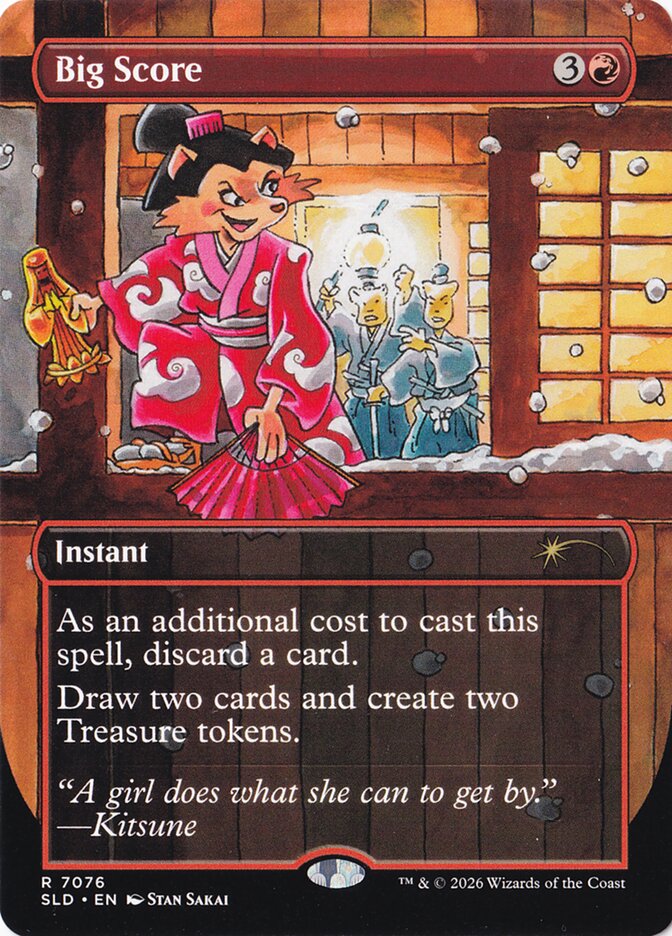 Big Score (7076) (Secret Lair) Light Play Foil