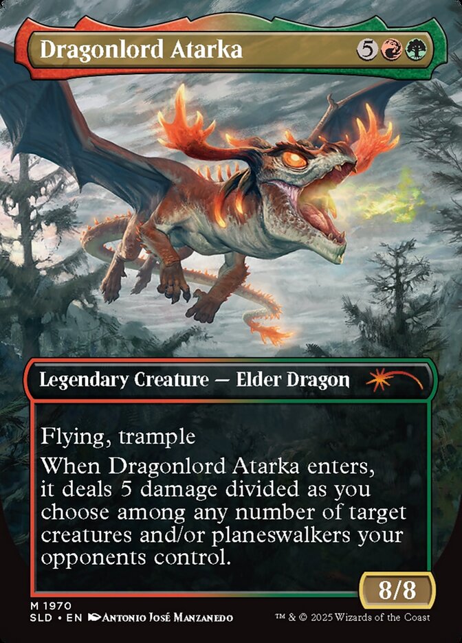 Back face of Dragonlord Atarka
