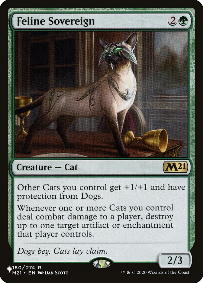 Feline Sovereign (plst M21-180)