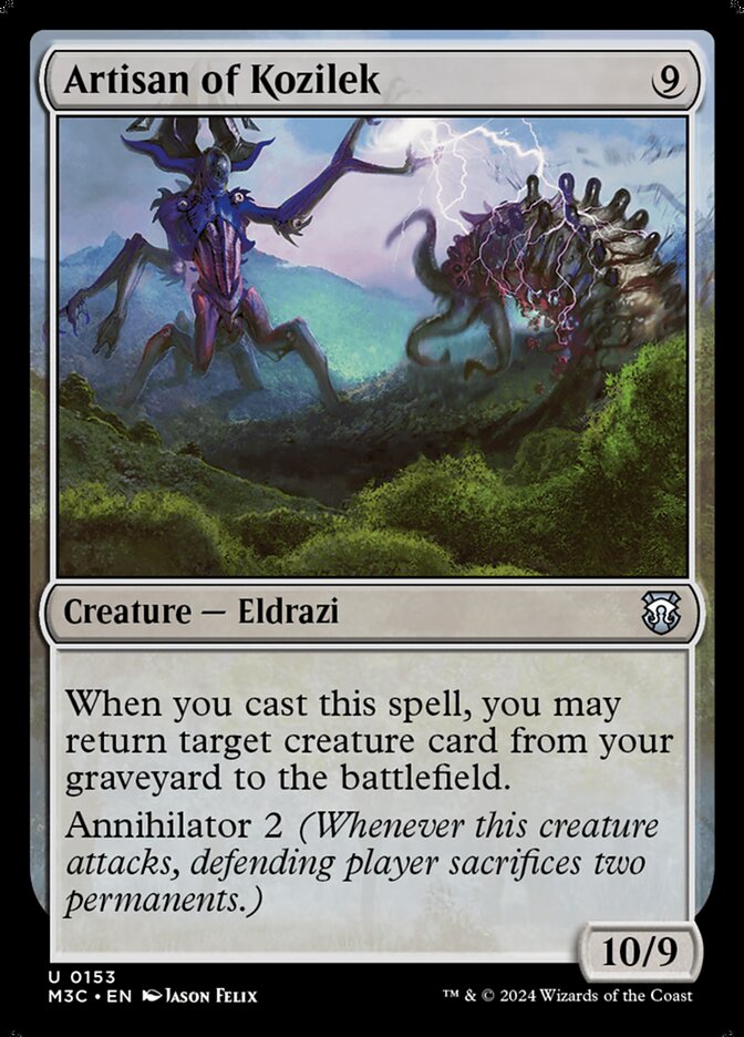 Artisan of Kozilek (Ripple Foil) (Commander: Modern Horizons 3) Near Mint Foil