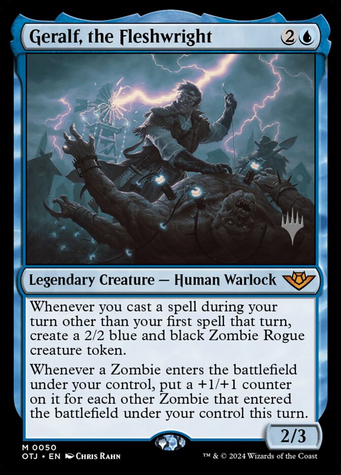 Geralf, the Fleshwright (Promo Pack: Outlaws of Thunder Junction) Near Mint Foil