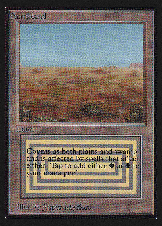 Scrubland (Collector's Edition) Light Play