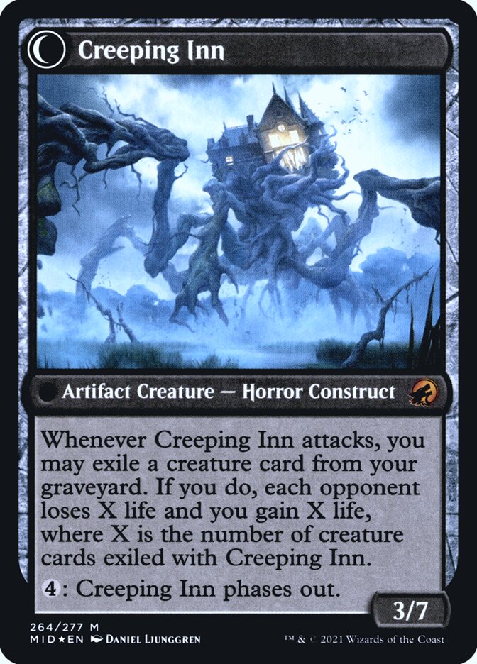 Back face of Creeping Inn
