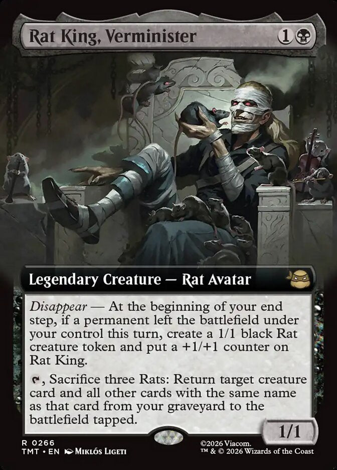 Rat King, Verminister (Extended Art) (Teenage Mutant Ninja Turtles) Near Mint Foil