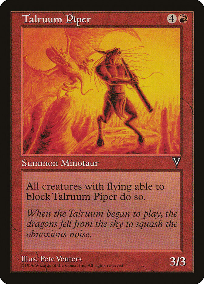 Talruum Piper (Visions) Heavy Play