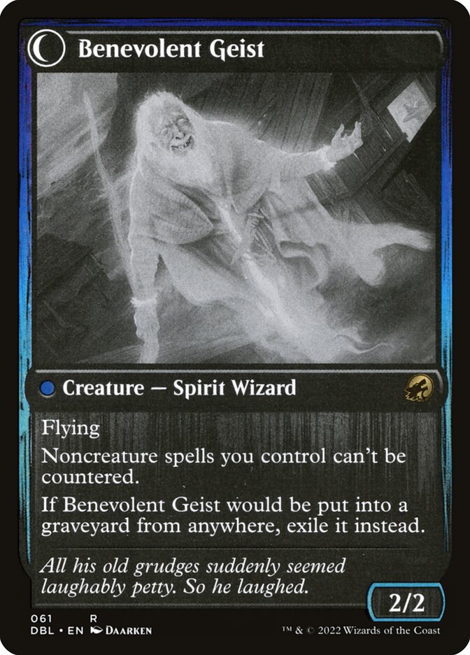 Back face of Benevolent Geist