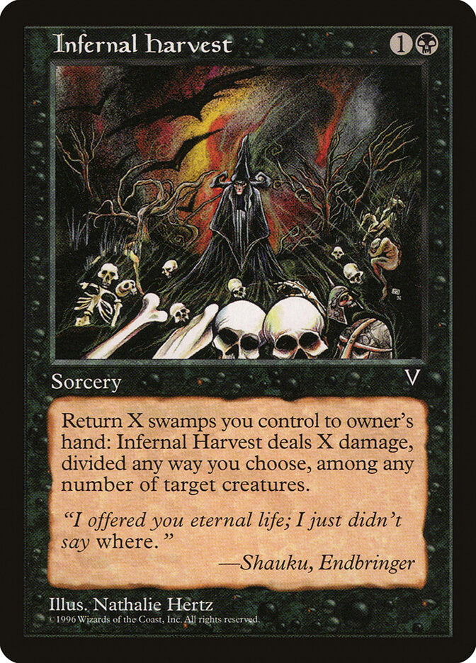 Infernal Harvest (Visions) Heavy Play