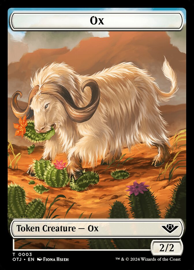 Ox Token (Outlaws of Thunder Junction) Near Mint
