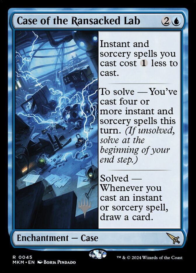 Case of the Ransacked Lab (Promo Pack: Murders at Karlov Manor) Near Mint