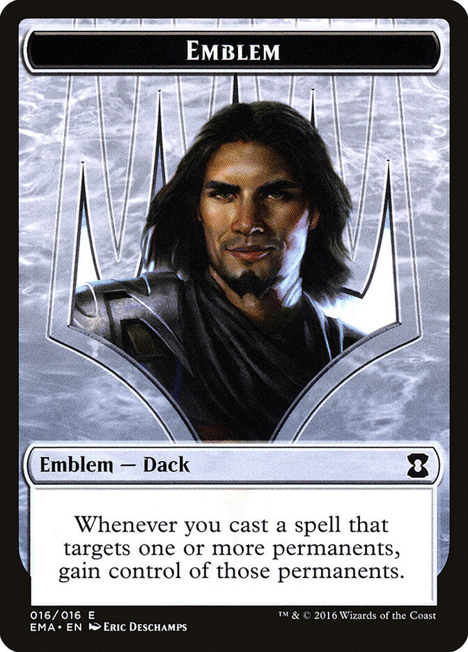 Emblem - Dack Fayden (Eternal Masters) Light Play