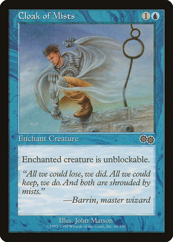 Cloak of Mists (Urza's Saga) Near Mint