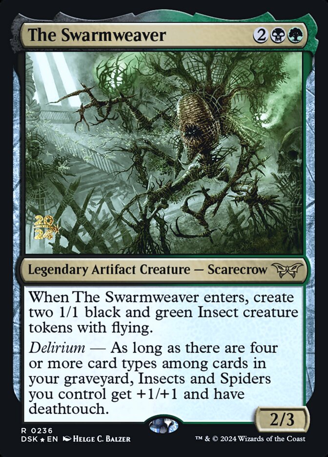 The Swarmweaver (0236) (Promos: Prerelease Cards) Near Mint Foil