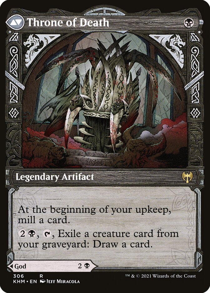 Back face of Throne of Death