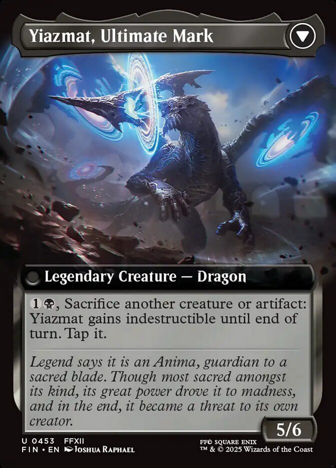Back face of Yiazmat, Ultimate Mark
