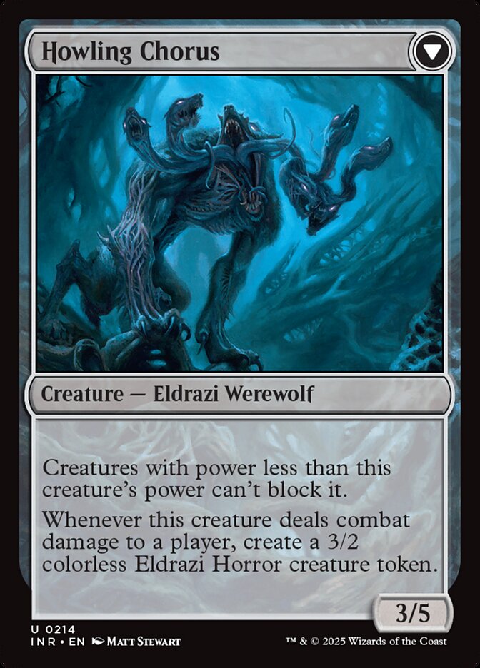 Back face of Howling Chorus