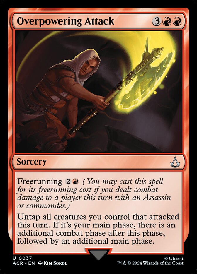 Overpowering Attack (Universes Beyond: Assassin's Creed) Light Play