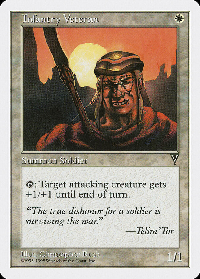 Infantry Veteran (Anthologies) Light Play