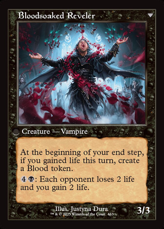 Back face of Bloodsoaked Reveler