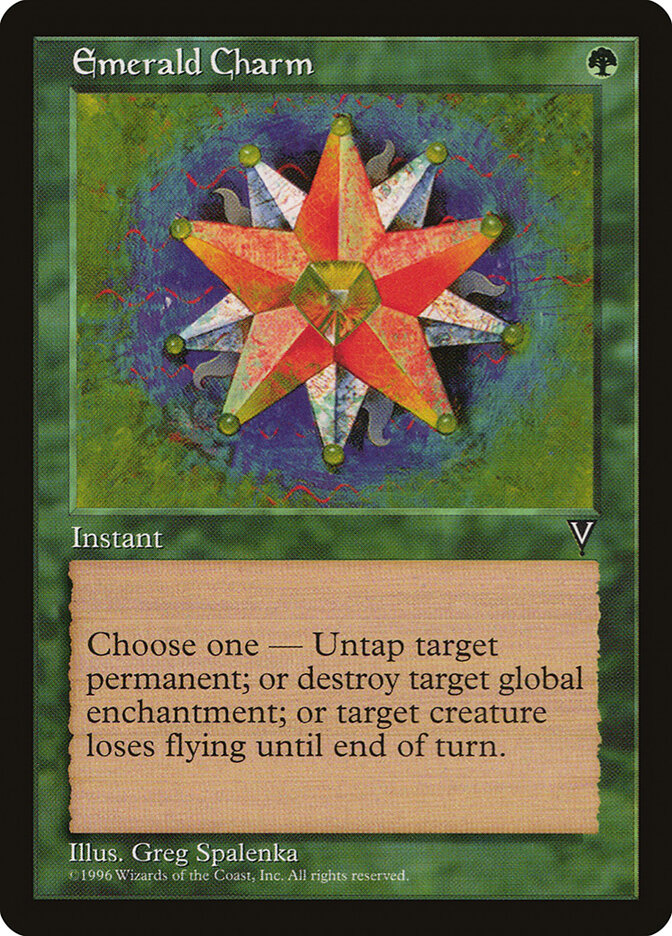 Emerald Charm (Visions) Heavy Play