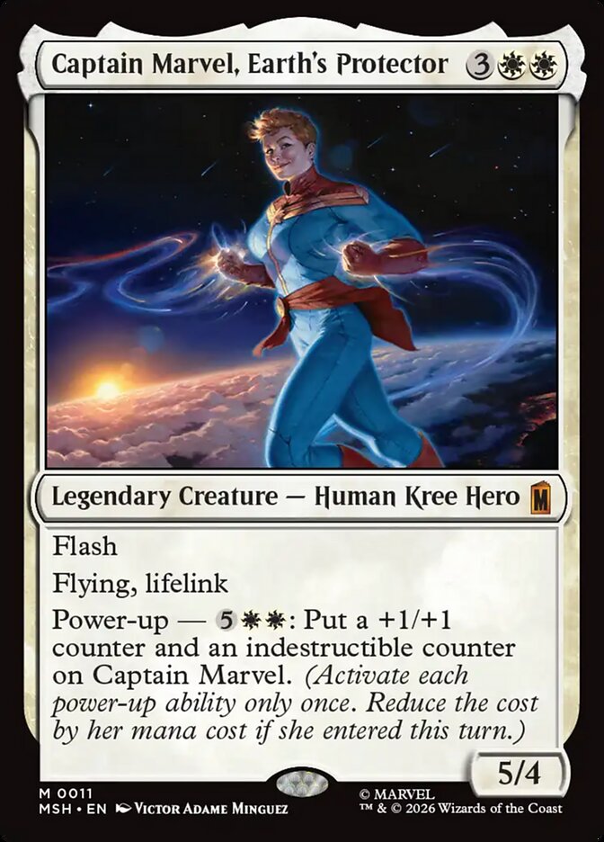 Captain Marvel, Earth's Protector (msh 11)