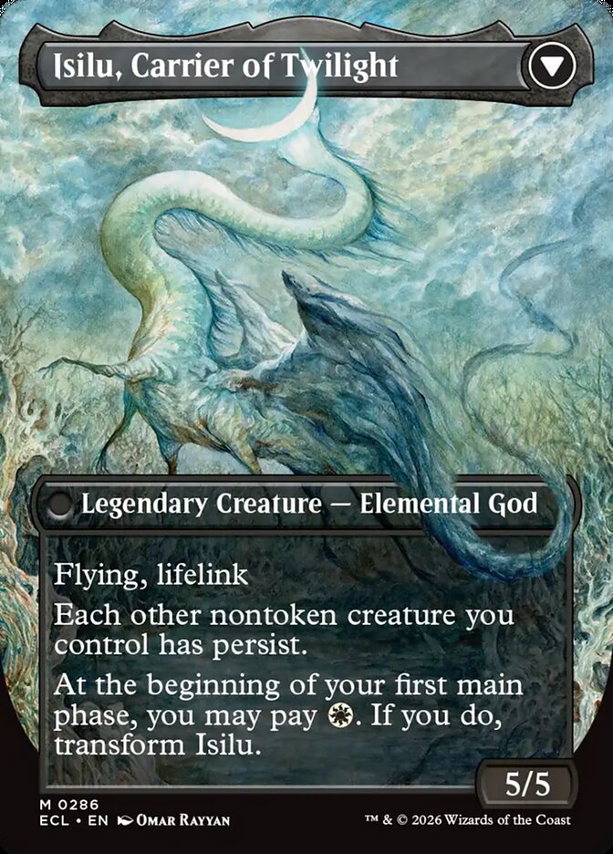 Back face of Isilu, Carrier of Twilight