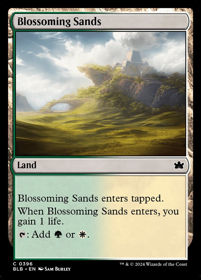 Blossoming Sands (Bloomburrow) Light Play