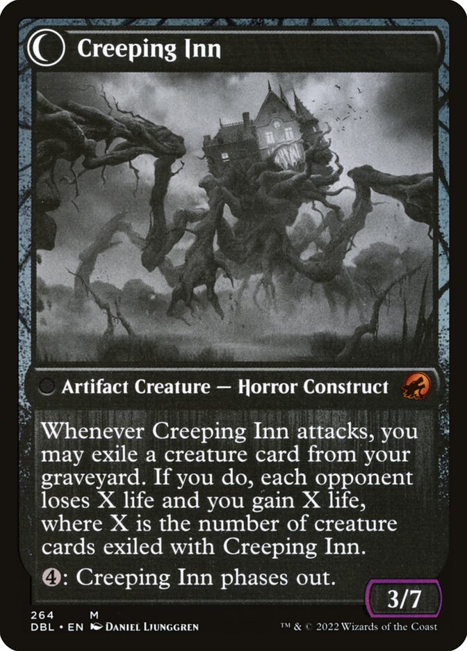 Back face of Creeping Inn
