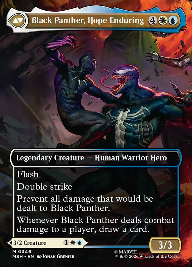 Back face of Black Panther, Hope Enduring