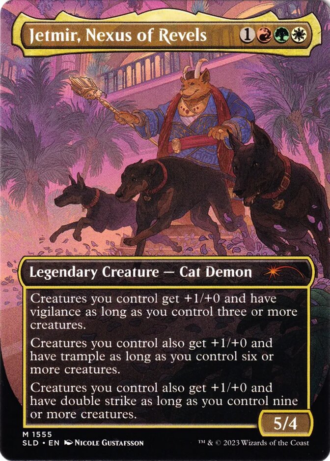 Back face of Jetmir, Nexus of Revels