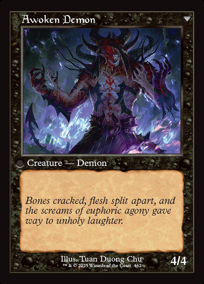 Back face of Awoken Demon