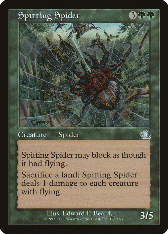 Spitting Spider (Prophecy) Near Mint