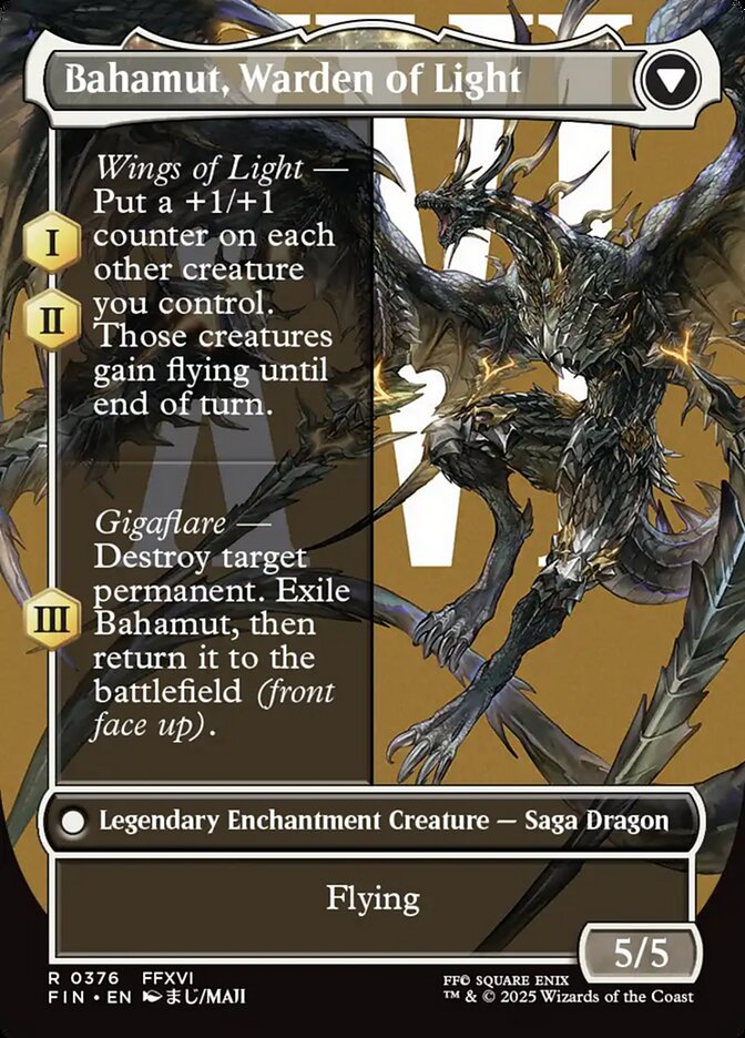 Back face of Bahamut, Warden of Light