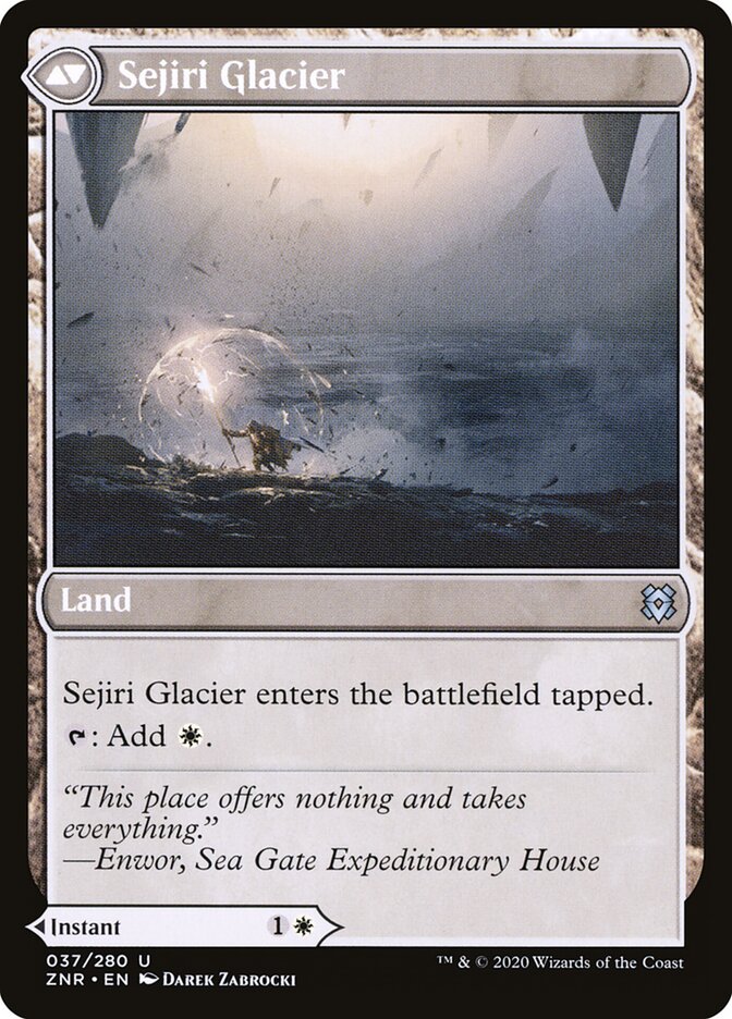 Back face of Sejiri Glacier