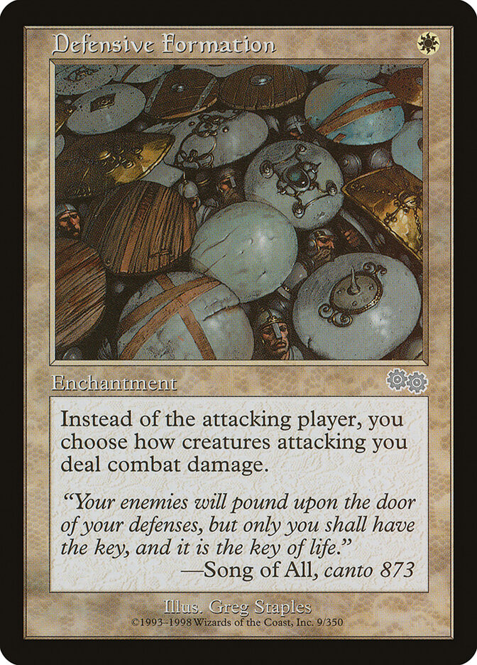 Defensive Formation (Urza's Saga) Near Mint
