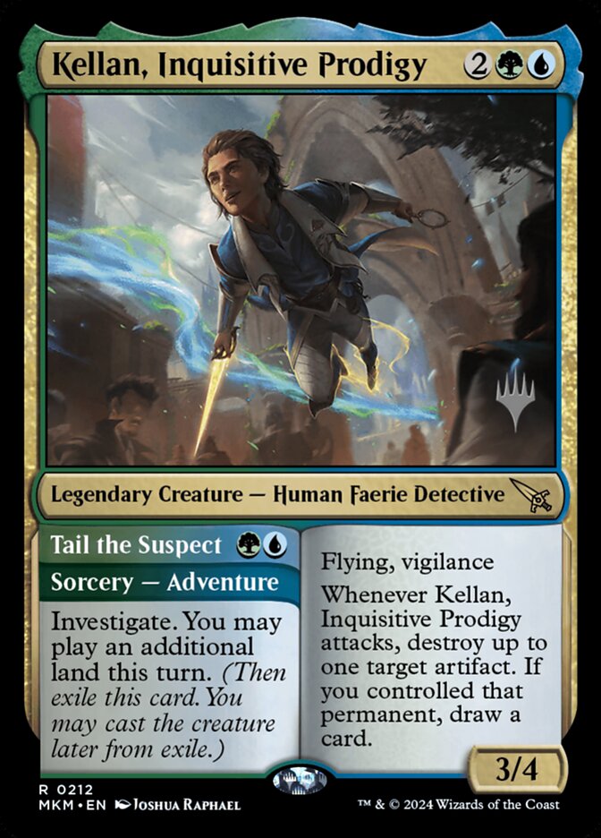 Kellan, Inquisitive Prodigy (Promo Pack: Murders at Karlov Manor) Near Mint