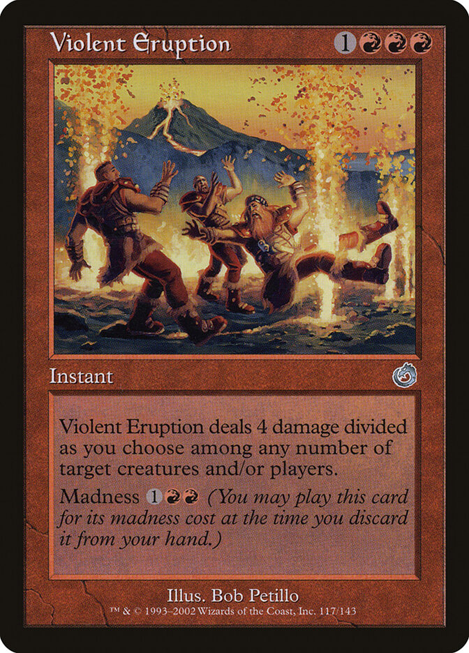 Violent Eruption (Torment) Near Mint Foil
